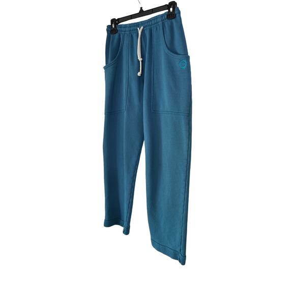 Big Bud Press XXS Blue Wide Leg Sweatpants Made in LA 100% Cotton USA - Picture 3 of 6